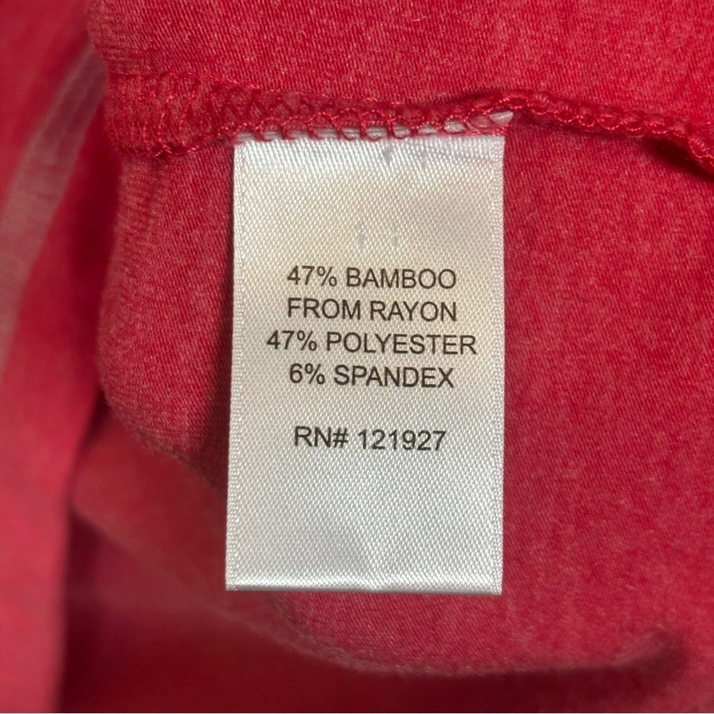 Johnnie-O Natural Performance 1/4 Quarter Zip Pullover-Red Maroon-Men Medium - Picture 4 of 6